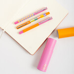 Boligrafo Fw Color Block C/tapa Y Estuche 201422 Rosa/naranj